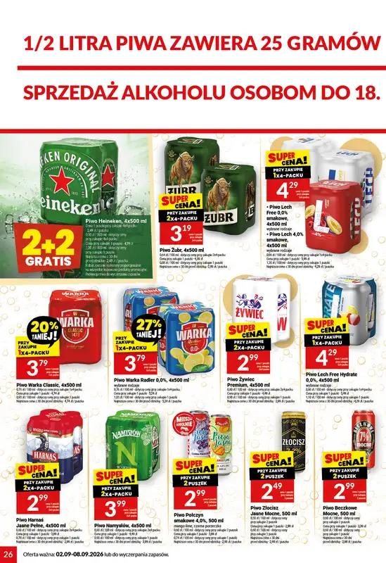 Twój Market - gazetka promocyjna Gazetka od środy 02.09 do wtorku 08.09 - strona 26