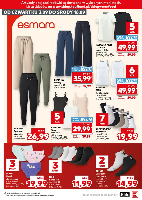 Kaufland - gazetka promocyjna Oferta Kaufland - Non food od czwartku 03.09 do środy 16.09 - strona 16