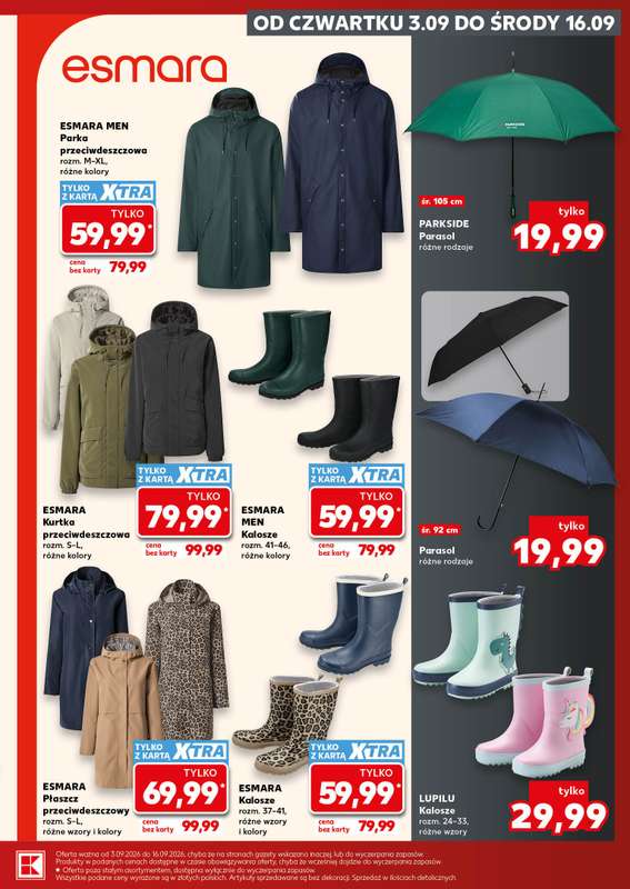Kaufland - gazetka promocyjna Oferta Kaufland - Non food od czwartku 03.09 do środy 16.09 - strona 15
