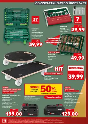 Kaufland - gazetka promocyjna Oferta Kaufland - Non food od czwartku 03.09 do środy 16.09 - strona 9