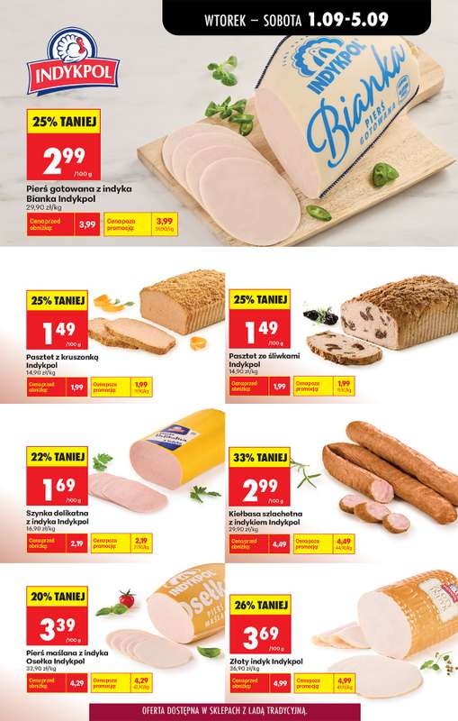 Biedronka - gazetka promocyjna Od wtorku, Z ladą tradycyjną od wtorku 01.09 do soboty 05.09 - strona 37