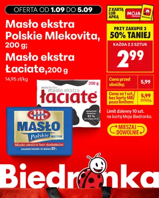 Biedronka - gazetka promocyjna Biedronkowe oszczędności od wtorku od wtorku 01.09 do soboty 05.09 - strona 4