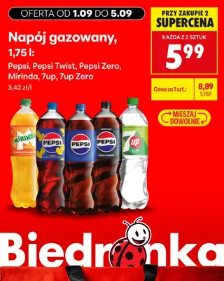 Biedronka - gazetka promocyjna Biedronkowe oszczędności od wtorku od wtorku 01.09 do soboty 05.09 - strona 14