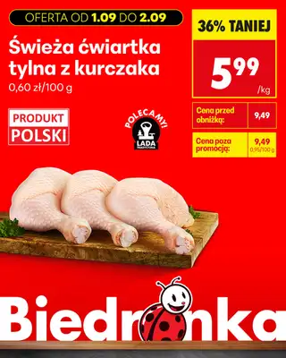 Biedronka - gazetka promocyjna Biedronkowe oszczędności od wtorku od wtorku 01.09 do soboty 05.09 - strona 7