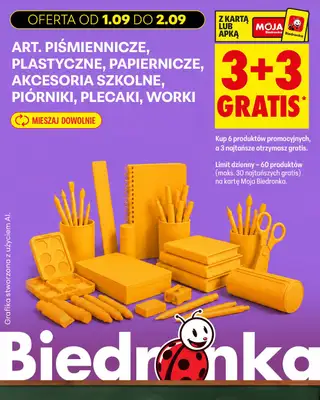 Biedronka - gazetka promocyjna Biedronkowe oszczędności od wtorku od wtorku 01.09 do soboty 05.09