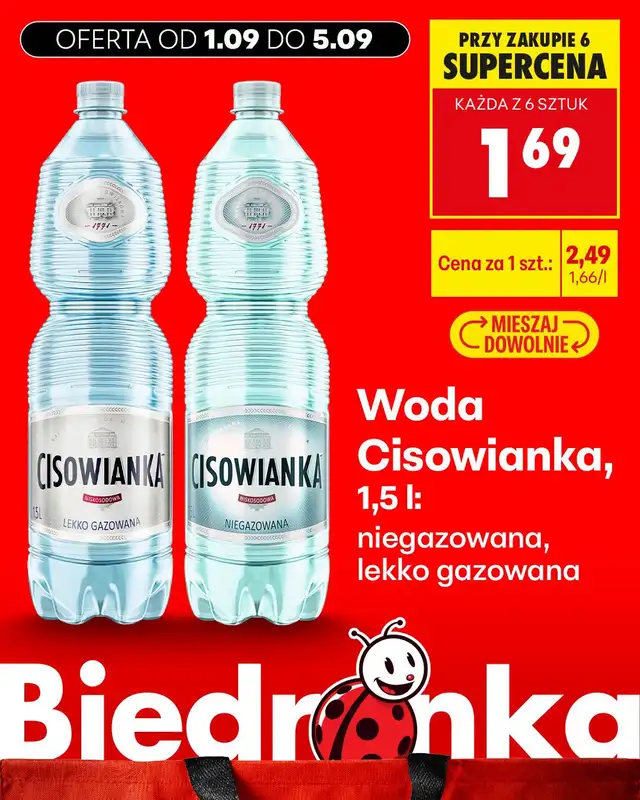 Biedronka - gazetka promocyjna Biedronkowe oszczędności od wtorku od wtorku 01.09 do soboty 05.09 - strona 15