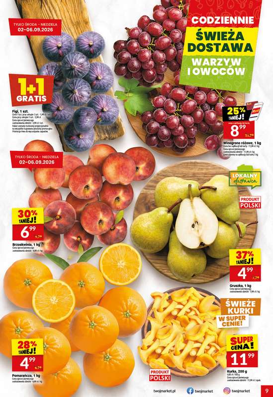Twój Market - gazetka promocyjna Gazetka od środy 02.09 do wtorku 08.09 - strona 9