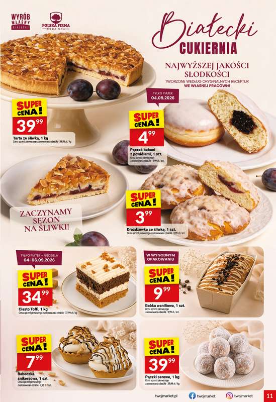 Twój Market - gazetka promocyjna Gazetka od środy 02.09 do wtorku 08.09 - strona 11
