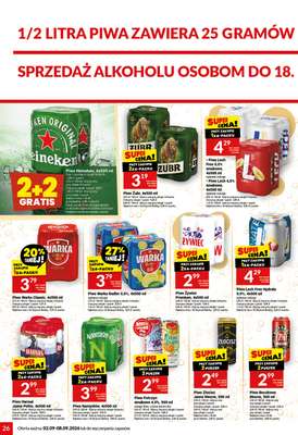 Twój Market - gazetka promocyjna Gazetka od środy 02.09 do wtorku 08.09 - strona 26