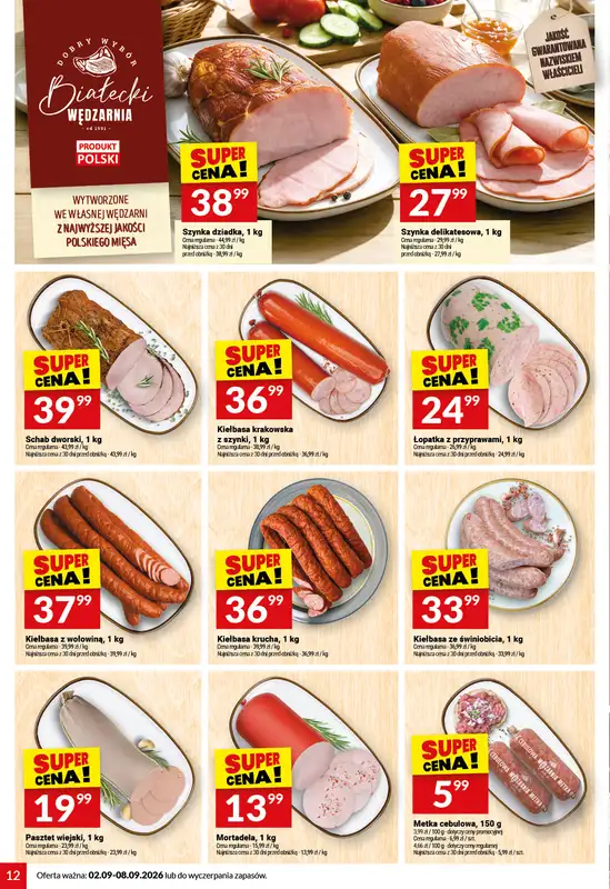 Twój Market - gazetka promocyjna Gazetka od środy 02.09 do wtorku 08.09 - strona 12