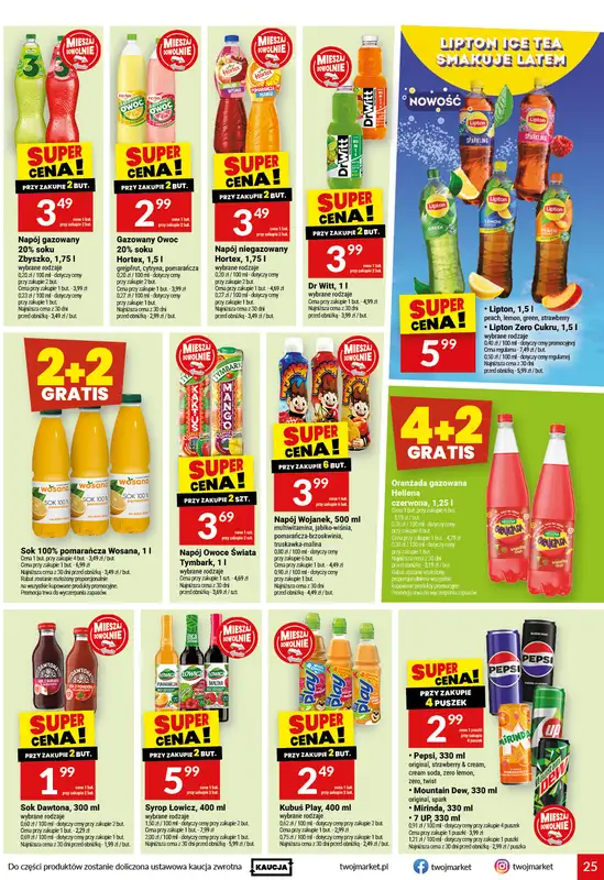 Twój Market - gazetka promocyjna Gazetka od środy 02.09 do wtorku 08.09 - strona 25