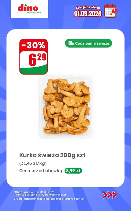 Dino - gazetka promocyjna Specjalna oferta na 01.09.2026 - promocje spoza gazetki od wtorku 01.09 do wtorku 01.09 - strona 2