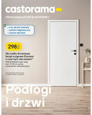 Castorama - gazetka promocyjna Podłogi i drzwi od środy 02.09 do wtorku 15.09