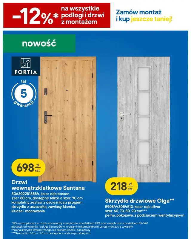 Castorama - gazetka promocyjna Podłogi i drzwi od środy 02.09 do wtorku 15.09 - strona 7