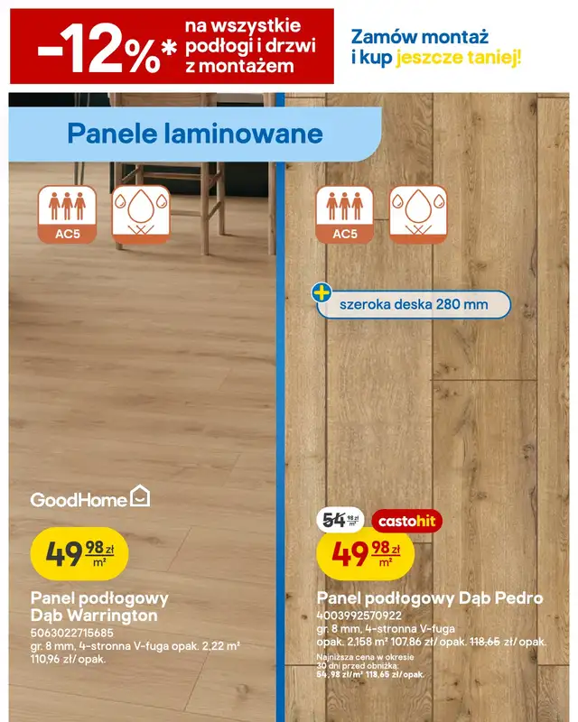 Castorama - gazetka promocyjna Podłogi i drzwi od środy 02.09 do wtorku 15.09 - strona 3