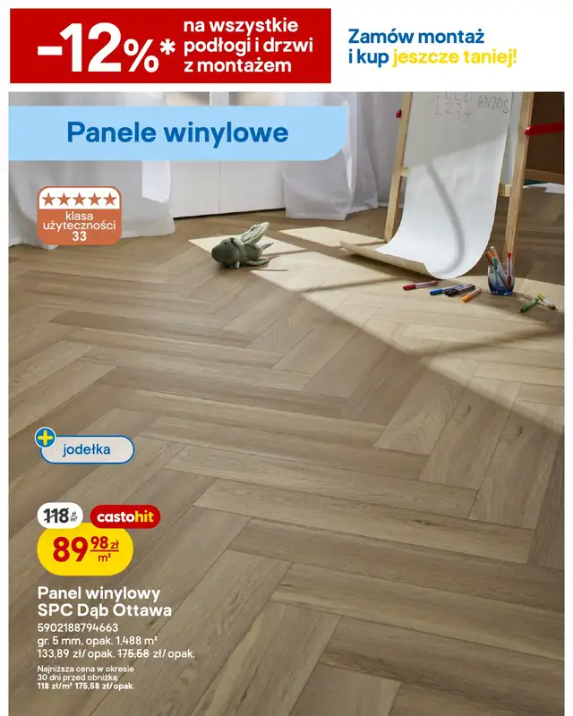 Castorama - gazetka promocyjna Podłogi i drzwi od środy 02.09 do wtorku 15.09 - strona 6