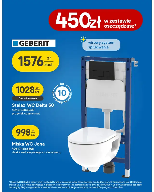 Castorama - gazetka promocyjna Kuchnia i łazienka od środy 02.09 do wtorku 15.09 - strona 14