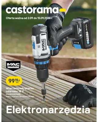 Castorama - gazetka promocyjna Elektronarzędzia od środy 02.09 do wtorku 15.09
