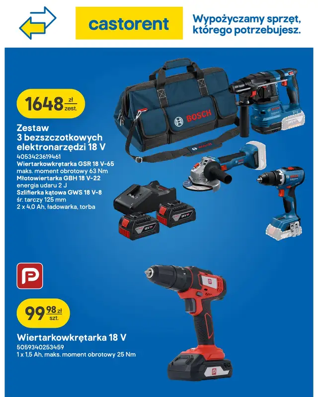 Castorama - gazetka promocyjna Elektronarzędzia od środy 02.09 do wtorku 15.09 - strona 8
