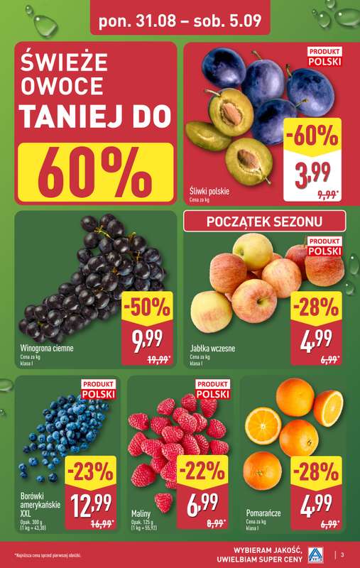 Aldi - gazetka promocyjna Pełny katalog! od poniedziałku 31.08 do soboty 05.09 - strona 3