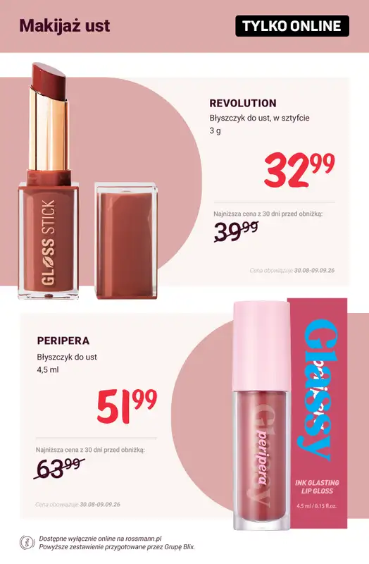 Rossmann - gazetka promocyjna Promocje TYLKO ONLINE od wtorku 01.09 do środy 09.09 - strona 4