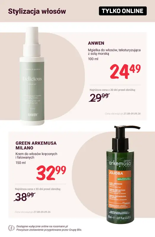Rossmann - gazetka promocyjna Promocje TYLKO ONLINE od wtorku 01.09 do środy 09.09 - strona 10