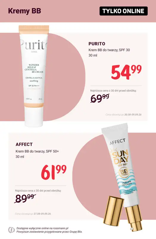 Rossmann - gazetka promocyjna Promocje TYLKO ONLINE od wtorku 01.09 do środy 09.09 - strona 2