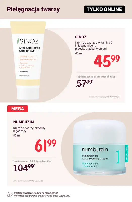 Rossmann - gazetka promocyjna Promocje TYLKO ONLINE od wtorku 01.09 do środy 09.09 - strona 6