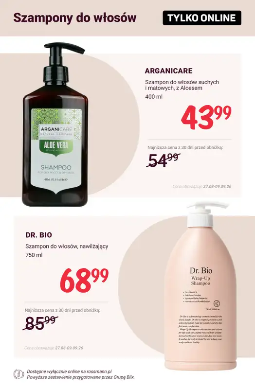 Rossmann - gazetka promocyjna Promocje TYLKO ONLINE od wtorku 01.09 do środy 09.09 - strona 9