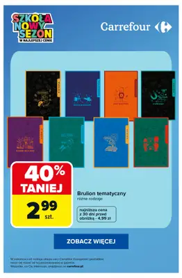 Carrefour - gazetka promocyjna Najlepsze promocje DLA UCZNIA! od wtorku 01.09 do poniedziałku 07.09 - strona 8