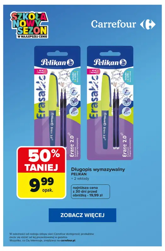Carrefour - gazetka promocyjna Najlepsze promocje DLA UCZNIA! od wtorku 01.09 do poniedziałku 07.09 - strona 4