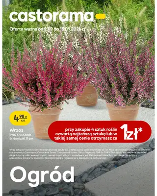 Castorama - gazetka promocyjna Ogród od środy 02.09 do wtorku 15.09