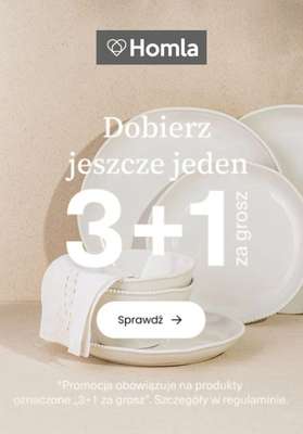 Homla - gazetka promocyjna 3+1 za grosz od wtorku 01.09 