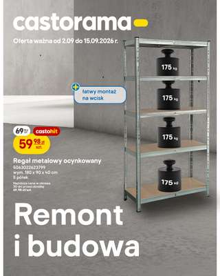 Castorama - gazetka promocyjna Remont i budowa od środy 02.09 do wtorku 15.09