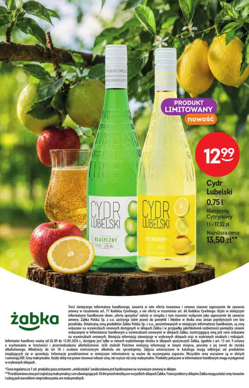 Żabka - gazetka promocyjna Katalog win od środy 02.09 do wtorku 15.09 - strona 22