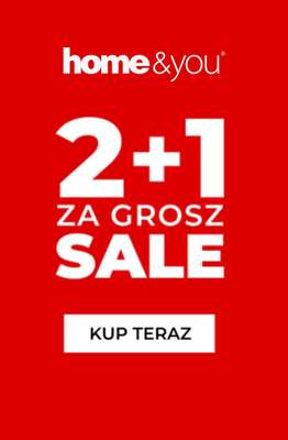 home&you - gazetka promocyjna SALE 2+1 za grosz od wtorku 01.09 do czwartku 03.09