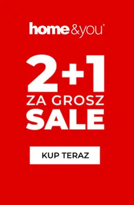 home&you - gazetka promocyjna SALE 2+1 za grosz od wtorku 01.09 do czwartku 03.09