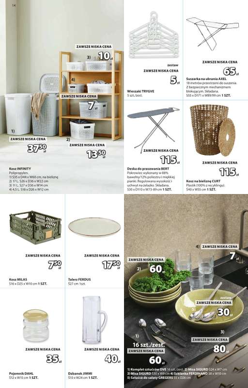 Jysk - gazetka promocyjna Świetna oferta dla domu. Rabat do 60% od środy 09.09 do niedzieli 27.09 - strona 14
