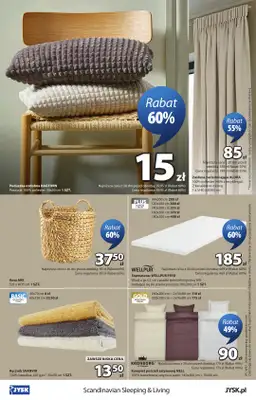 Jysk - gazetka promocyjna Świetna oferta dla domu. Rabat do 60% od środy 09.09 do niedzieli 27.09 - strona 16