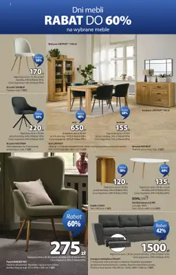 Jysk - gazetka promocyjna Świetna oferta dla domu. Rabat do 60% od środy 09.09 do niedzieli 27.09 - strona 2