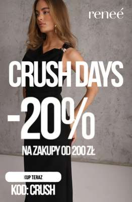 Renee - gazetka promocyjna -20% na zakupy od 200 zł od wtorku 01.09 do piątku 04.09