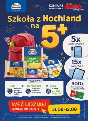 Dino - gazetka promocyjna Gazetka 36 / 2026 od środy 02.09 do wtorku 08.09 - strona 38