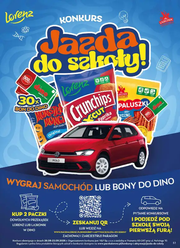Dino - gazetka promocyjna Gazetka 36 / 2026 od środy 02.09 do wtorku 08.09 - strona 51