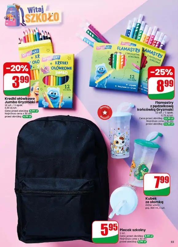 Dino - gazetka promocyjna Gazetka 36 / 2026 od środy 02.09 do wtorku 08.09 - strona 55