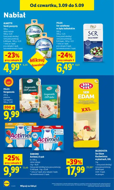 Lidl - gazetka promocyjna Oferta od czwartku od czwartku 03.09 do soboty 05.09 - strona 62