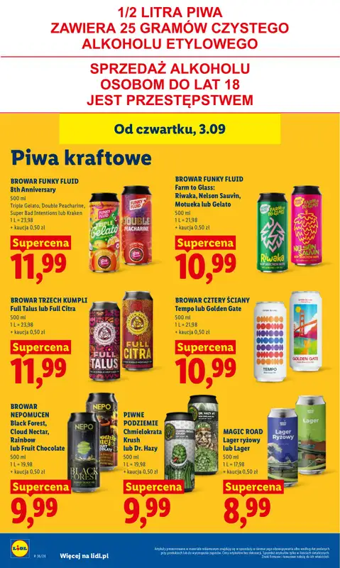 Lidl - gazetka promocyjna Oferta od czwartku od czwartku 03.09 do soboty 05.09 - strona 72