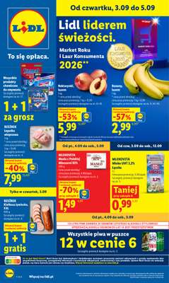Lidl - gazetka promocyjna Oferta od czwartku od czwartku 03.09 do soboty 05.09