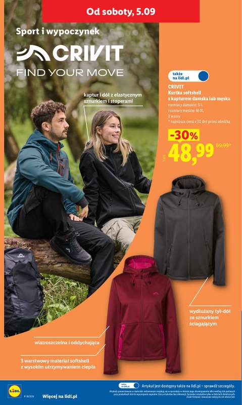 Lidl - gazetka promocyjna Oferta od czwartku od czwartku 03.09 do soboty 05.09 - strona 36