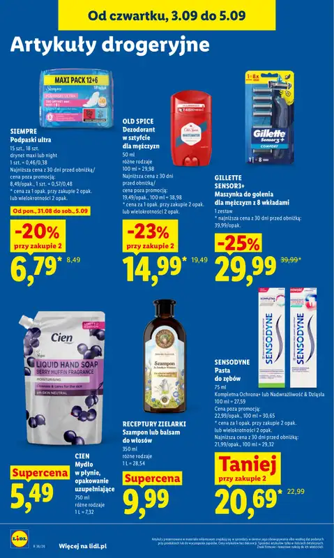 Lidl - gazetka promocyjna Oferta od czwartku od czwartku 03.09 do soboty 05.09 - strona 86