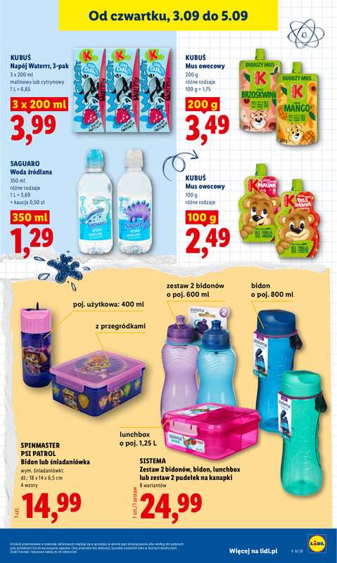 Lidl - gazetka promocyjna Oferta od czwartku od czwartku 03.09 do soboty 05.09 - strona 47